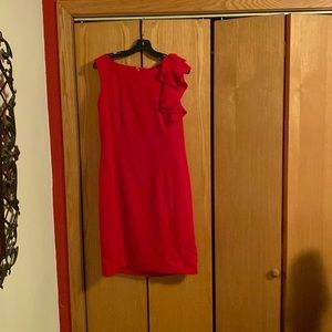 Calvin Klein cocktail dress red size 12